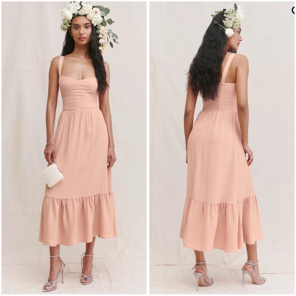 Reformation Celestia Floral Dress in Rory 0 NWT - Picture 6 of 14